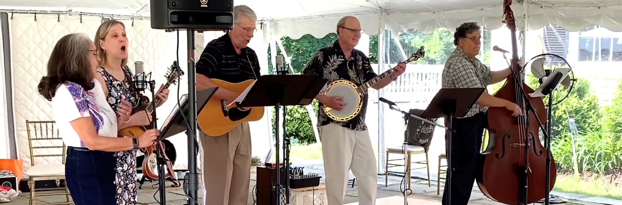 Pilgrim Bluegrass Gospel Band joins us in worship
