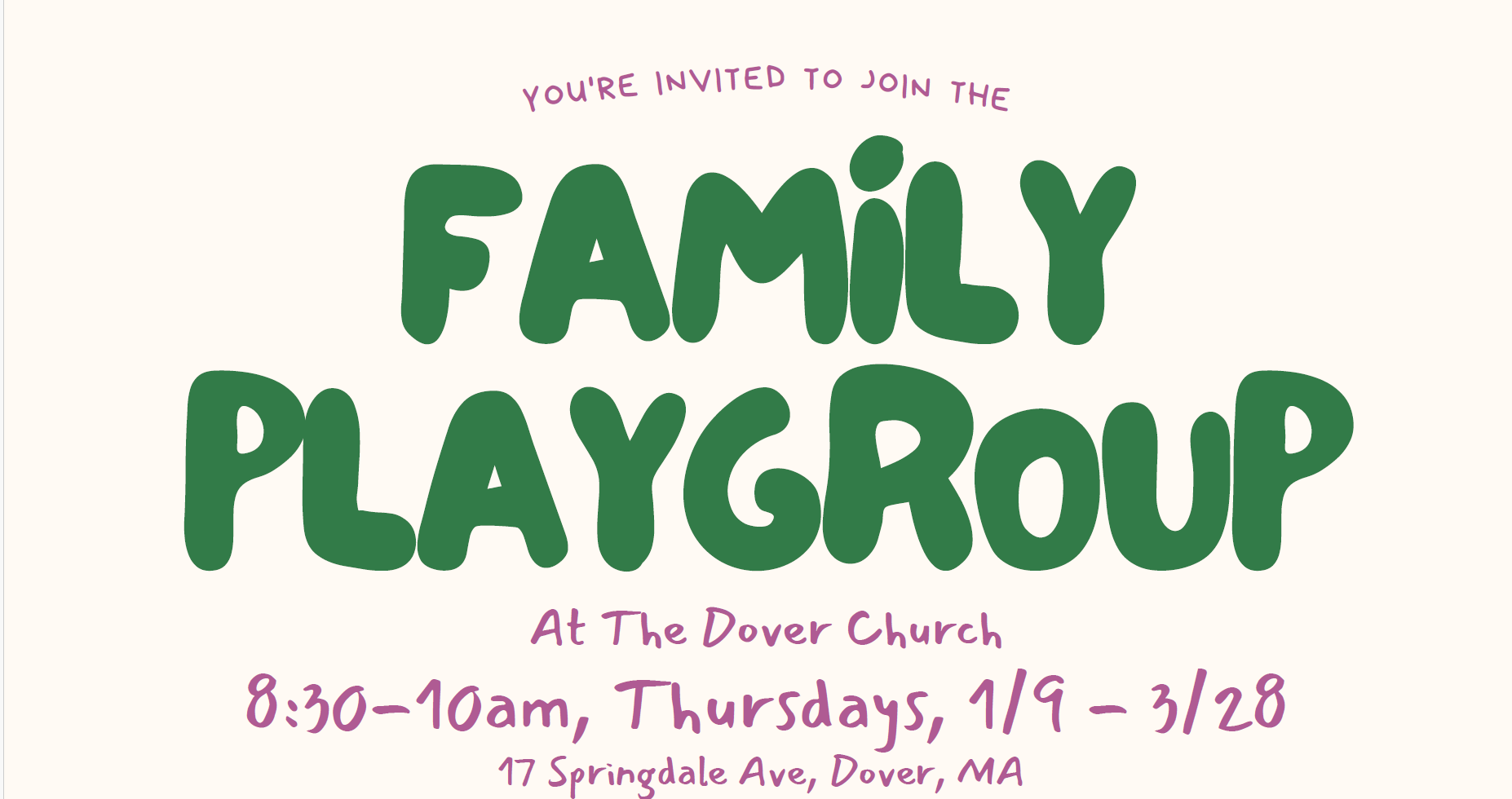 🌟 New Family Playgroup Alert! 🌟