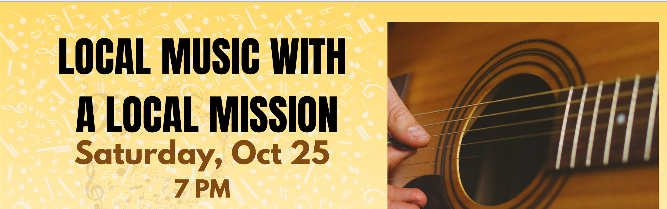 Local Music with a Local Mission – You’re Invited!